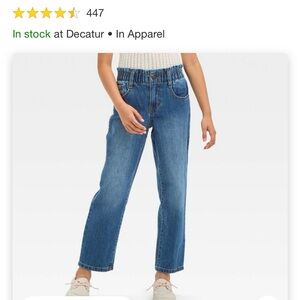 Cat & Jack Paper Bag Waist Jeans
